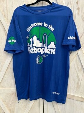 Dallas Mavericks Luka Doncic Retroplex Chime Giveaway T-Shirt XL Reunion Arena
